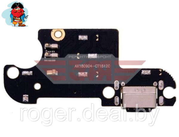 Нижняя плата для Xiaomi Mi 8 Lite ( Mi8 Lite) на разъем зарядки с микрофоном - фото 1 - id-p122673531