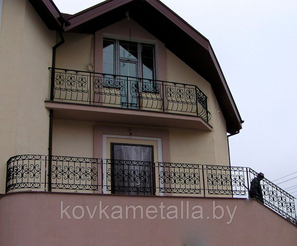 Перила для балконов Карамель №1