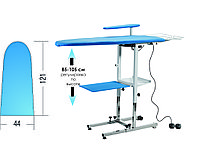 Складная гладильная доска KER Battistella с подогревом, вытяжкой,  наддувом, без парогенератора, регулируется
