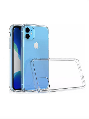 Силиконовый чехол для Apple iPhone 11 Lux, прозрачный, фото 2