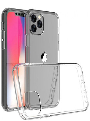 Силиконовый чехол для Apple iPhone 11 Pro Max Lux, прозрачный, фото 2