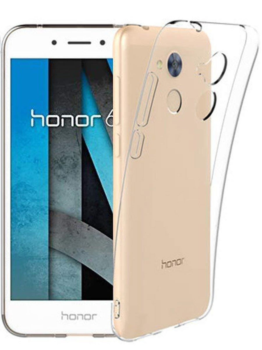 Силиконовый чехол для Huawei Honor 6A Lux, прозрачный