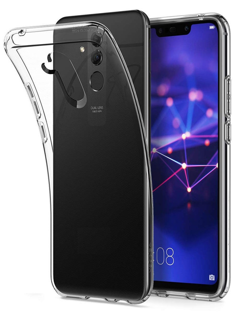 Силиконовый чехол для Huawei Mate 20 Lite Lux, прозрачный - фото 1 - id-p68178748