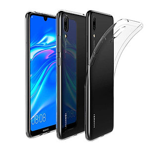 Силиконовый чехол для Huawei Y7 (2019) Lux, прозрачный, фото 2