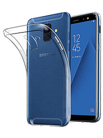 Силиконовый чехол для Samsung Galaxy A6 (2018) Lux, прозрачный