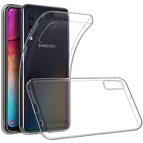 Силиконовый чехол для Samsung Galaxy A70 Lux, прозрачный