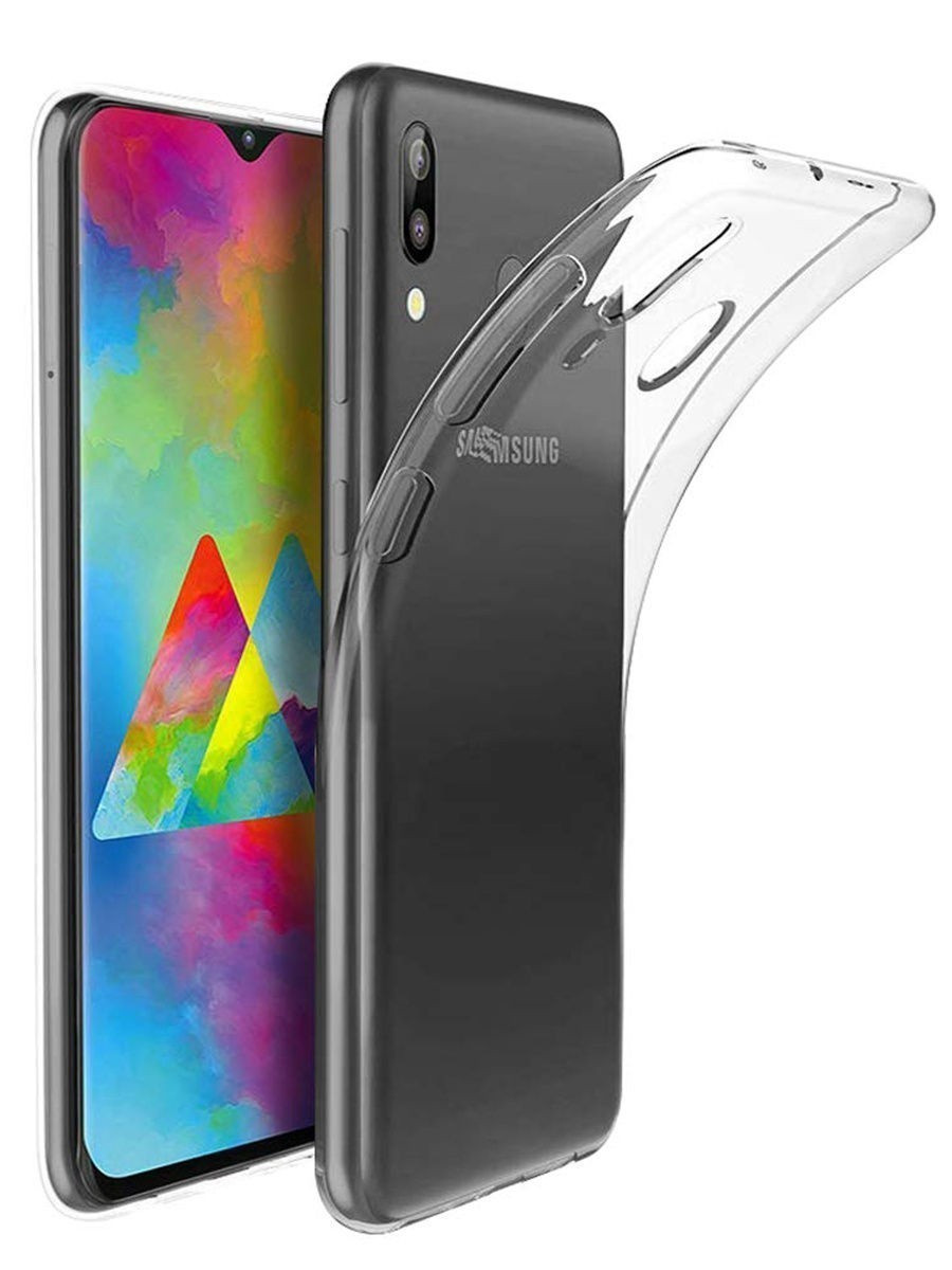 Силиконовый чехол для Samsung Galaxy M20 Experts Lux, прозрачный