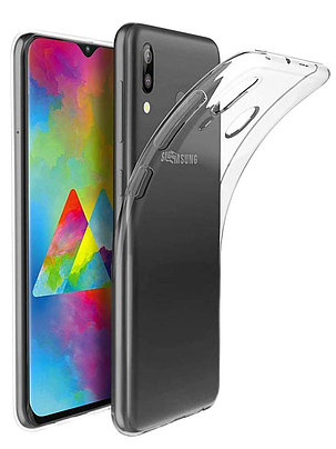 Силиконовый чехол для Samsung Galaxy M20 Experts Lux, прозрачный, фото 2