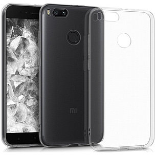 Силиконовый чехол для Xiaomi Mi 5X Lux, прозрачный, фото 2