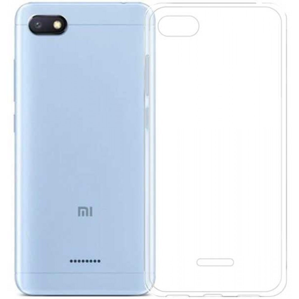 Силиконовый чехол для Xiaomi Redmi 6A Lux, прозрачный