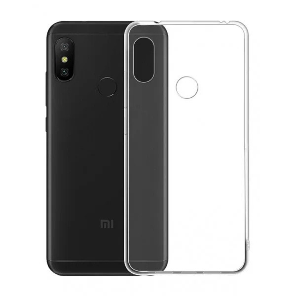 Силиконовый чехол для Xiaomi Redmi Note 6 Pro Lux, прозрачный