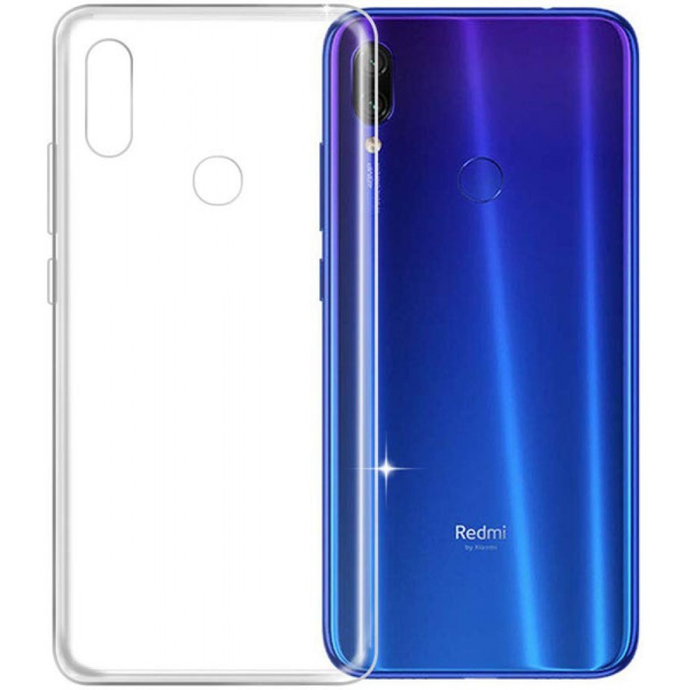 Силиконовый чехол для Xiaomi Redmi Note 7 Lux, прозрачный