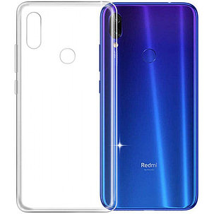 Силиконовый чехол для Xiaomi Redmi Note 7 Lux, прозрачный, фото 2