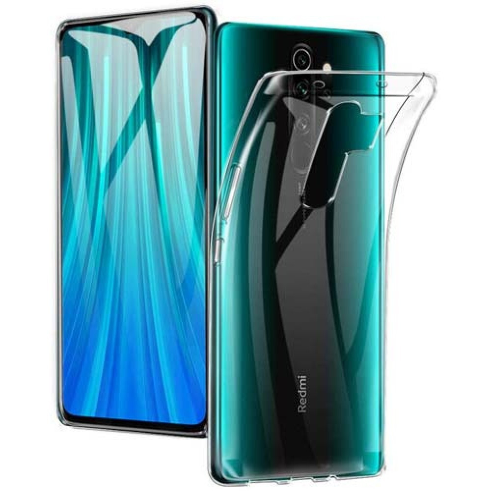 Силиконовый чехол для Xiaomi Redmi Note 8 Pro Lux, прозрачный