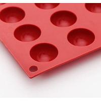 Силиконовая форма для муссовых десертов Ø 3,8 см 15 ячеек полусфера