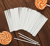 Палочки для кейкпопсов 10 см 20 шт. бумага пресс.