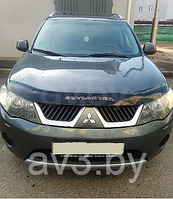 Дефлектор капота Mitsubishi Outlander (2006-2009) [MSH10] VT52