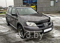 Дефлектор капота Mitsubishi Outlander (2001-2007) [MSH09] (VT52)