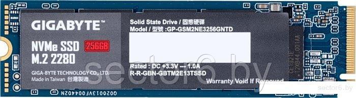 SSD Gigabyte NVMe 256GB GP-GSM2NE3256GNTD - фото 1 - id-p122696598
