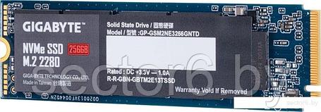 SSD Gigabyte NVMe 256GB GP-GSM2NE3256GNTD, фото 2