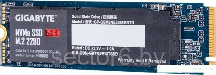 SSD Gigabyte NVMe 256GB GP-GSM2NE3256GNTD - фото 2 - id-p122696598