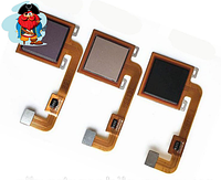 Шлейф для Xiaomi Redmi 4X в сборе со сканером отпечатком пальцев, цвет: золотой