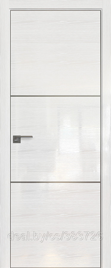 2STK 800*2000 Pine white glossy матовая с 4-х сторон БЕЗ ЗПП БЕЗ ЗПЗ