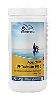 Химия для бассейна CHEMOFORM Аквабланк О2 в таблетках 200 г, 1 кг, Германия