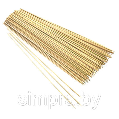 Шампуры бамбуковые палочки для шашлыка 20 см 100 шт шпажки - фото 2 - id-p122722465