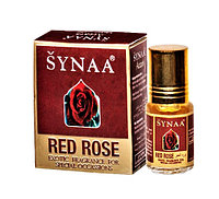 Индийские масляные духи Красная Роза (Synaa Red Rose), 3мл афродизиак