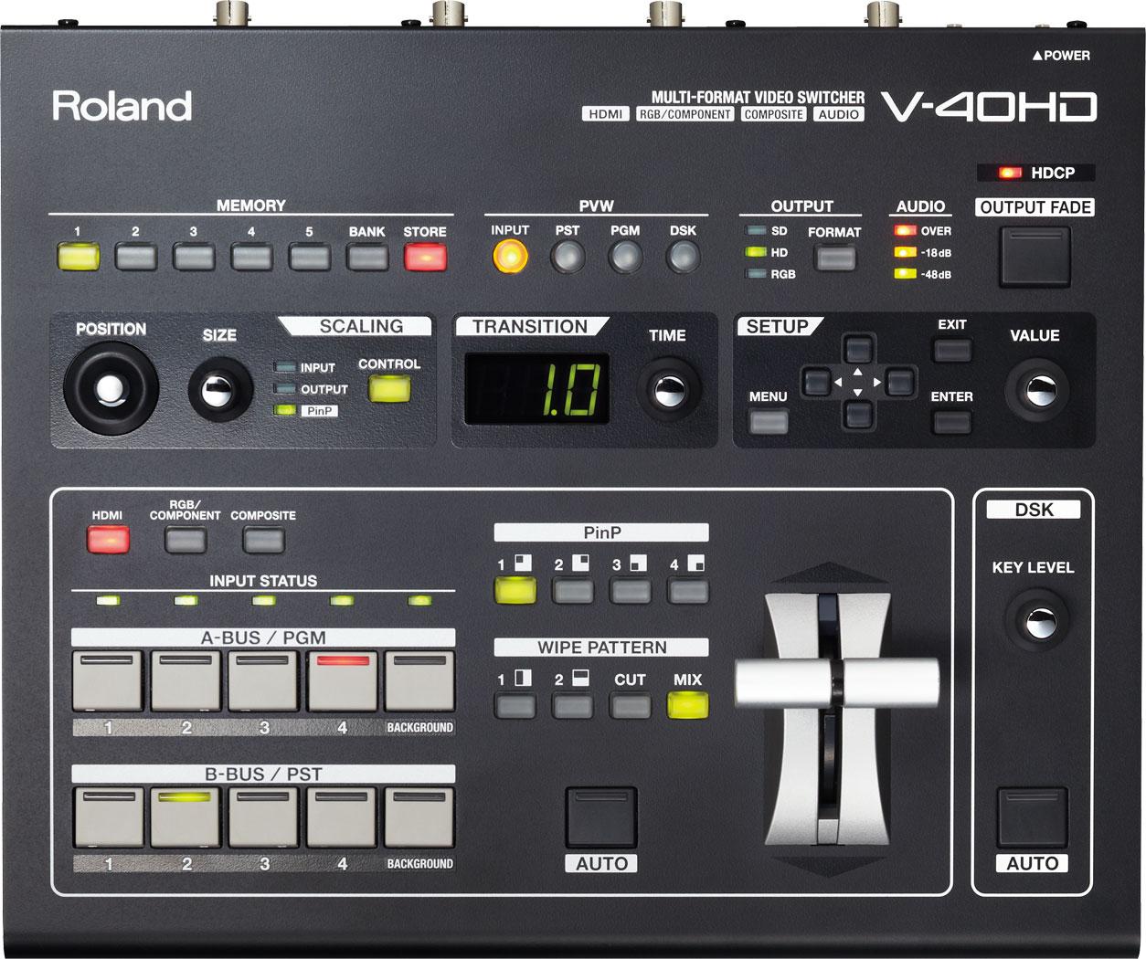 Видео-микшерный пульт Roland V-40HD - фото 1 - id-p122778599