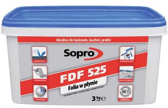 Sopro FDF 525 – Высоко эластичная гидроизоляционная мастика для внутренних работ, 3 кг.