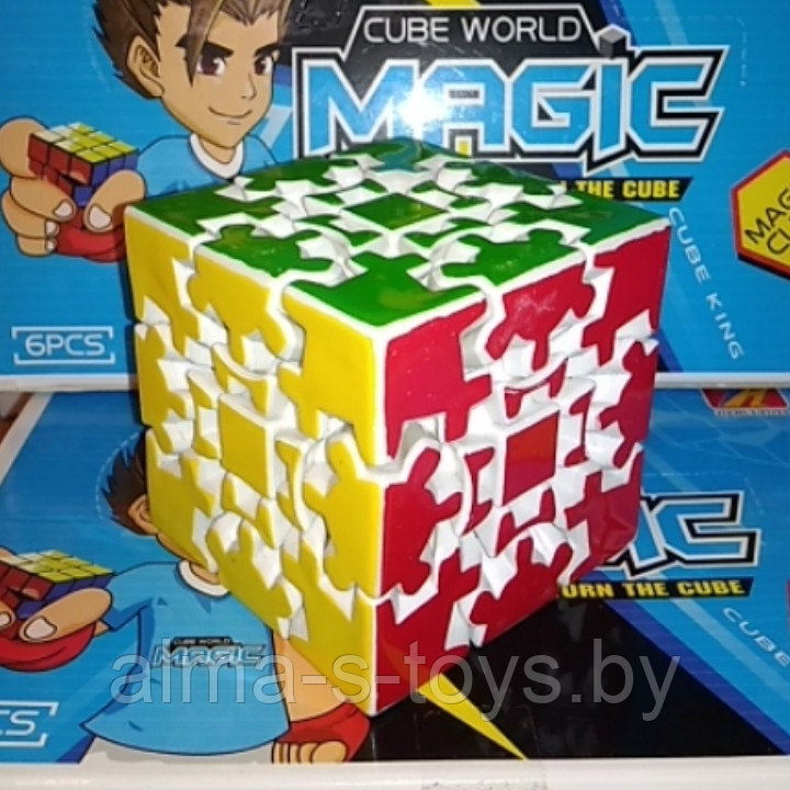 Головоломка кубик Рубика на шестеренках - фото 2 - id-p102189302