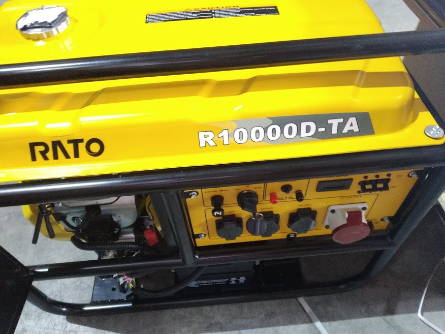 Генератор бензиновый RATO R10000D-TA, фото 1