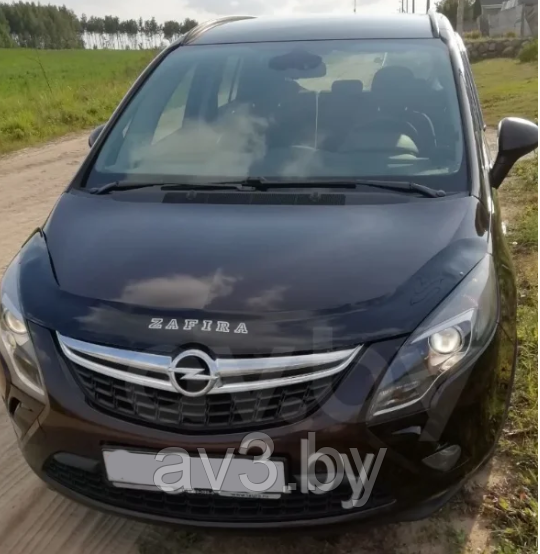 Дефлектор капота Opel Zafira C (2011-) [OP33] (VT52)