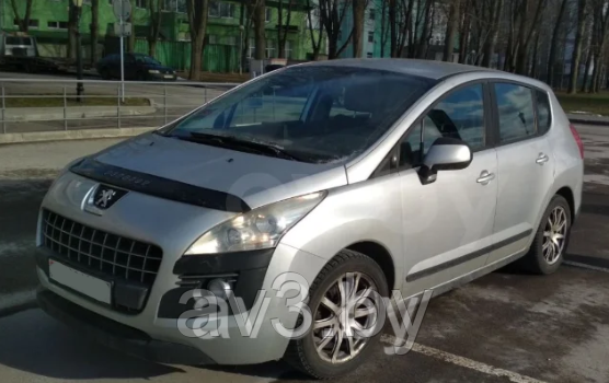 Дефлектор капота Peugeot 3008 (2009-2016) [PG22] - NEW!!! (VT52)