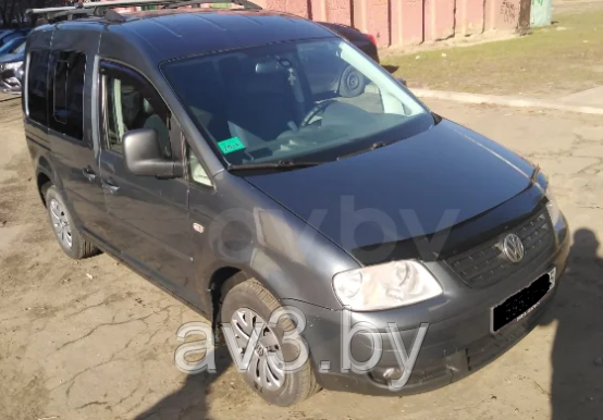 Дефлектор капота Volkswagen Caddy (2004-2010) [Volkswagen01] VT52