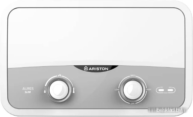 Проточный электрический водонагреватель кран+душ Ariston Aures SF 5.5 COM