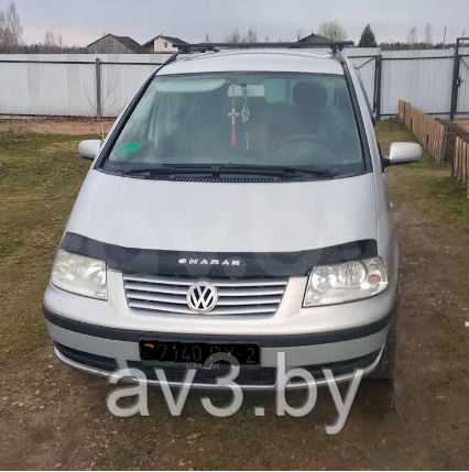 Дефлектор капота Volkswagen Sharan 2000-2010 [Volkswagen18] VT52