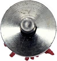 Щетка-крацовка кистевая нейлоновая 25мм со стержнем (NYLON, 4500 об/мин), YATO, фото 2