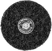 Щетка торцевая дисковая из нетканого материала 100мм со стержнем, YATO, фото 2