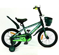 Велосипед детский BiBiTu Turbo 16" зеленый