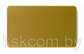 Бейдж субл. без окна 70x40мм, цвет золото. - фото 1 - id-p122803685