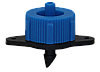 Капельница-эмиттер ChinaDrip TOD0102 для капельной трубки 2 л/час (синяя), фото 2