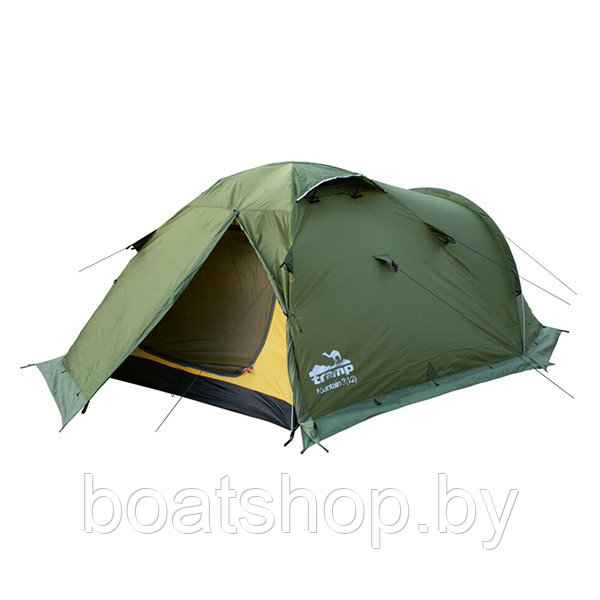 Палатка экспедиционная TRAMP MOUNTAIN 2 (V2) Green - фото 2 - id-p122818420