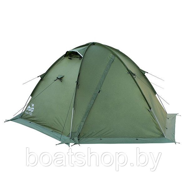 Палатка экспедиционная TRAMP ROCK 2 (V2) Green - фото 2 - id-p122818904
