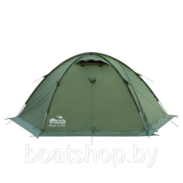 Палатка экспедиционная TRAMP ROCK 3 (V2) Green - фото 6 - id-p80235274