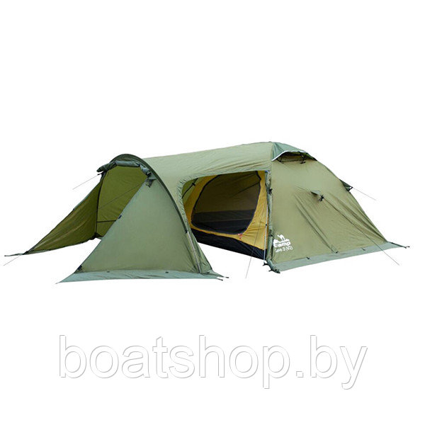 Палатка экспедиционная TRAMP CAVE 3 (V2) Green - фото 1 - id-p122819145