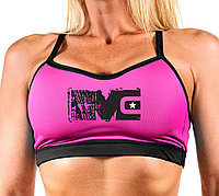 Monsta Clothing Спортивный топ для тренировок М193 черно-розовый