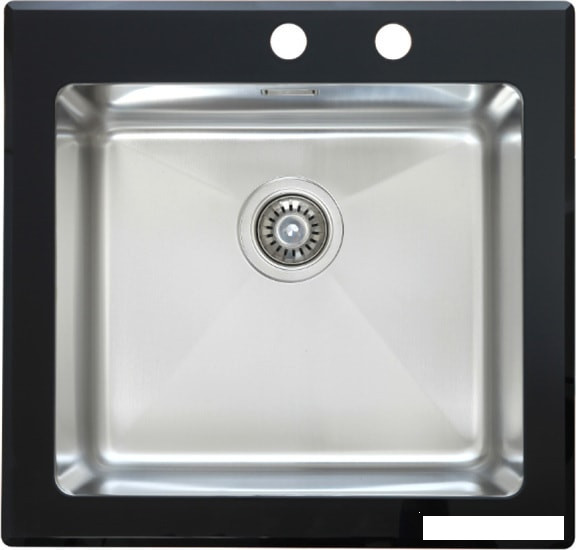 Кухонная мойка ZorG GS 5553 (черный) - фото 1 - id-p122836720